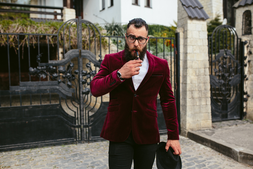 Slim Fit Suit 3 Piece 2 Button in Burgundy: A Stylish Choice for Sophisticated Men