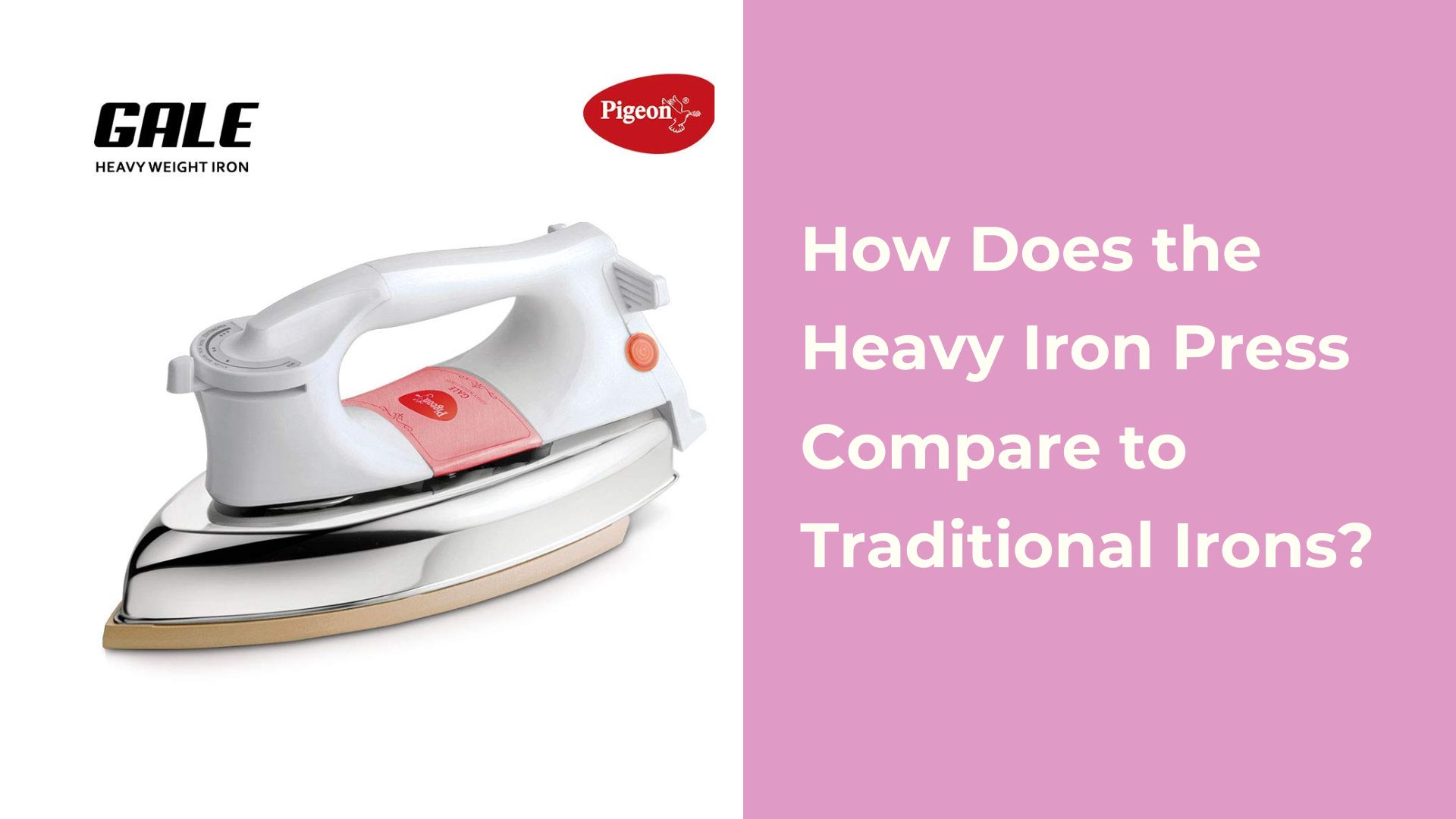 How Does the Heavy Iron Press Compare to Traditional Irons?